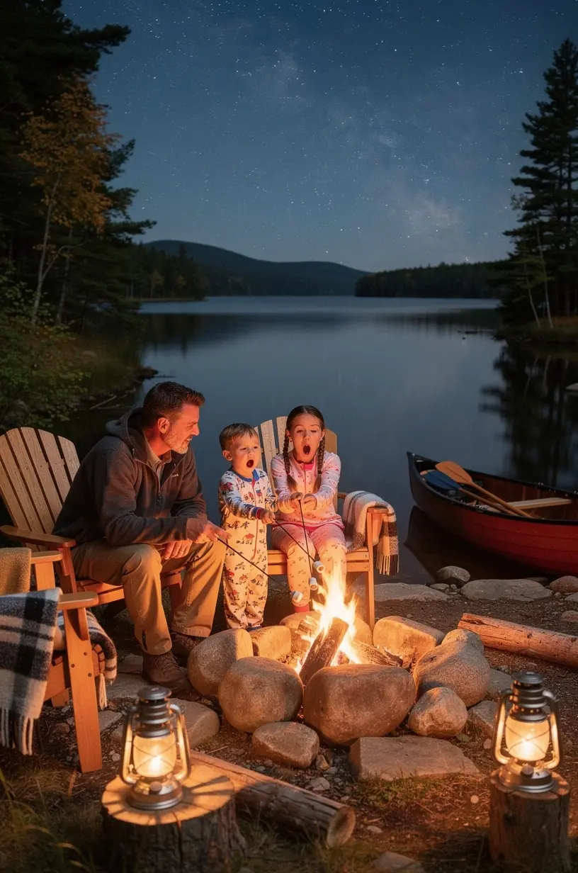 Serene landscape promoting nature's stress-reducing benefits